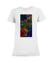 Load image into Gallery viewer, Hummingbird Cosmic Light Color Black T-Shirt Ladies Tee