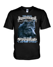 Load image into Gallery viewer, Wolf Lovers Trending Quote Tee Guys V-Neck