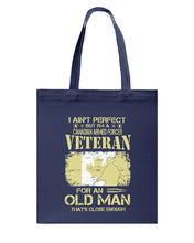 Load image into Gallery viewer, Old Man - Canadian Armed Forces Basketweave Tote Bag