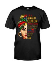 Load image into Gallery viewer, January Queen 3 Sides Horoscopes T-Shirt Hoodie