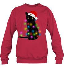 Load image into Gallery viewer, Cat Merry And Bright New Sweatshirt