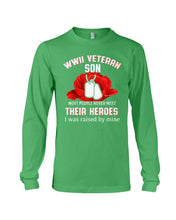 Load image into Gallery viewer, Wwii Veteran Gift For Veteran Dad Quote T-Shirt Unisex Long Sleeve