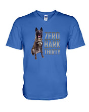 Load image into Gallery viewer, K9 Dog Hero Zero Bark Thirty Guys V-Neck
