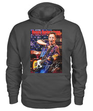 Load image into Gallery viewer, Bruce Springteen Gift For Guitar Fans Black T-Shirt Hoodie