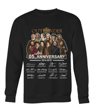 Load image into Gallery viewer, Outlander Tv Series 5 Years Anniversary 2014 - 2019 Autograph T-Shirt Unisex Long Sleeve