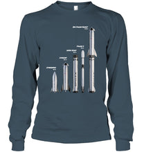 Load image into Gallery viewer, Into The Space Gift For Fans Black T-Shirt Unisex Long Sleeve