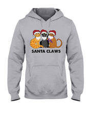 Load image into Gallery viewer, Santa Claws Funny Gift Christmas Gift For Cat Lovers Hoodie