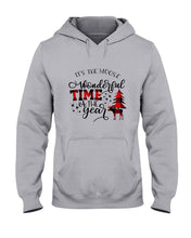 Load image into Gallery viewer, Funny Moose Wonderful Time Christmas Gift For Family Hoodie