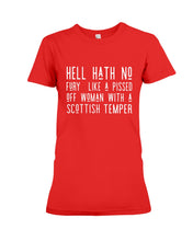 Load image into Gallery viewer, Scottish Woman Temper Scotland Lovers Ladies Tee