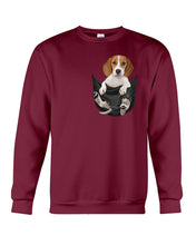 Load image into Gallery viewer, Beagle In The Pocket Funny T-Shirt Sweatshirt