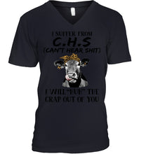 Load image into Gallery viewer, I Suffer From C.S.H Cows Lovers T-Shirt Guys V-Neck