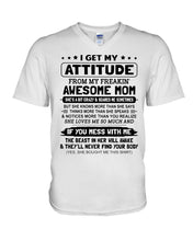 Load image into Gallery viewer, Awesome Mom Gift For Lovely Mom Mama Mother T-Shirt Guys V-Neck