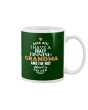 Load image into Gallery viewer, Finnish Crazy Grandma Gift For Grandma Family Mug
