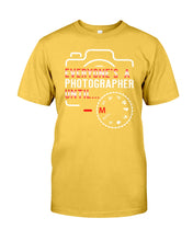 Load image into Gallery viewer, Every One Is A Photographer Black T-Shirt Guys Tee