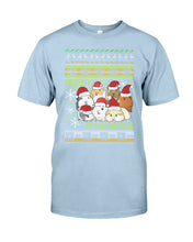Load image into Gallery viewer, Cute Hamster Merry Christmas Gift For Hamster Lovers T-Shirt Guys Tee