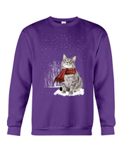 Load image into Gallery viewer, Cute Cat Christmas Gift For Cat Lovers Custom T-Shirt Sweatshirt