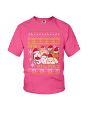 Load image into Gallery viewer, Cute Hamster Merry Christmas Gift For Hamster Lovers T-Shirt Youth Tee