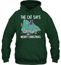 Load image into Gallery viewer, Cat Funny Merry Christmas Shirt Hoodie