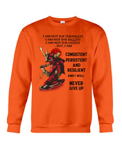 Load image into Gallery viewer, Samurai Consistent Persistent Resilient Quote T-Shirt Sweatshirt