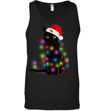 Load image into Gallery viewer, Cat Merry And Bright New Unisex Tank Top