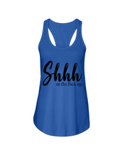 Load image into Gallery viewer, Shut The F Funny Quote T-Shirt Ladies Flowy Tank
