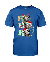 Load image into Gallery viewer, Funny Cows Ho Ho Ho Christmas Gift For Cow Lovers Guys Tee
