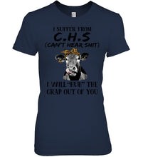 Load image into Gallery viewer, I Suffer From C.S.H Cows Lovers T-Shirt Ladies Tee