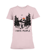 Load image into Gallery viewer, I Hate People Printing T-Shirt Ladies Tee
