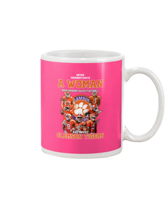 A Woman Loves Clemson Tigers Gift For Fans T-Shirt Mug
