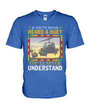 Load image into Gallery viewer, Heard A Huey Gift T-Shirt Guys V-Neck