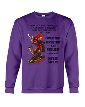 Load image into Gallery viewer, Samurai Consistent Persistent Resilient Quote T-Shirt Sweatshirt