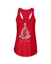 Load image into Gallery viewer, Nurse Tree Christmas Funny T-Shirt Ladies Flowy Tank