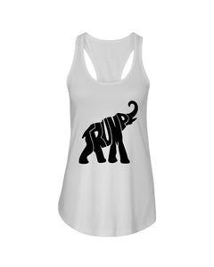 Elephant Trump Gift For American T-Shirt Ladies Flowy Tank