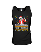 Load image into Gallery viewer, Merry Mixmas - Santa Claus Dj Funny Christmas Gift Unisex Tank Top