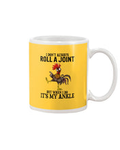 Load image into Gallery viewer, Chicken Roll A Joint Funny Quote T-Shirt For Friends Family Mug