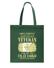Load image into Gallery viewer, Old Man - Canadian Armed Forces Basketweave Tote Bag