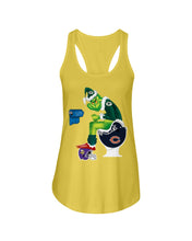 Load image into Gallery viewer, Grinch Green Bay Packers Funny Tee Ladies Flowy Tank