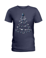 Load image into Gallery viewer, Christmas Tree Ladies Tee