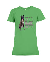 Load image into Gallery viewer, K9 Dog Hero Zero Bark Thirty Ladies Tee