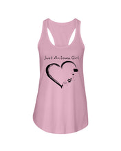 Load image into Gallery viewer, Just An Iowa Girl Ladies Flowy Tank
