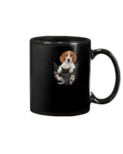 Load image into Gallery viewer, Beagle In The Pocket Funny T-Shirt Mug