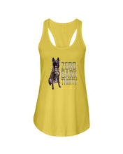 Load image into Gallery viewer, K9 Dog Hero Zero Bark Thirty Ladies Flowy Tank