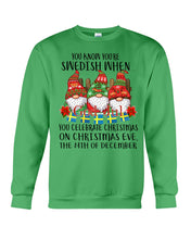 Load image into Gallery viewer, Swedish Christmas Gnome Cute Gift Tee Sweatshirt