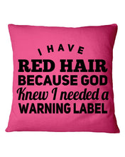 Load image into Gallery viewer, Great Gift For Redhead Grandma Pillow Cover