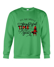 Load image into Gallery viewer, Funny Moose Wonderful Time Christmas Gift For Family Sweatshirt