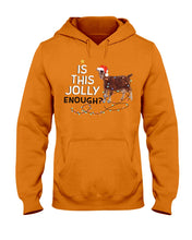 Load image into Gallery viewer, Jolly Cat Christmas Gift For Cat Lovers Hoodie