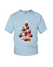 Load image into Gallery viewer, Bowling   Bowling Christmas Tree Christmas T-Shirt Youth Tee