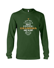 Load image into Gallery viewer, Finnish Crazy Grandma Gift For Grandma Family Unisex Long Sleeve