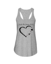 Load image into Gallery viewer, Just An Iowa Girl Ladies Flowy Tank