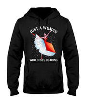 Load image into Gallery viewer, Just A Woman Loves Dancing And Reading Books Hoodie